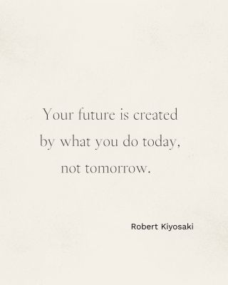 Budoucnost si netvoříš sny o zítřku, ale kroky, které uděláš dnes. 💫 #MyStory
